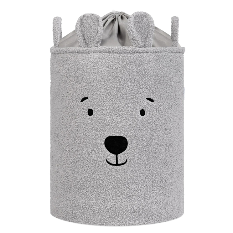 Toy storage basket 35x45 cm Nori gray