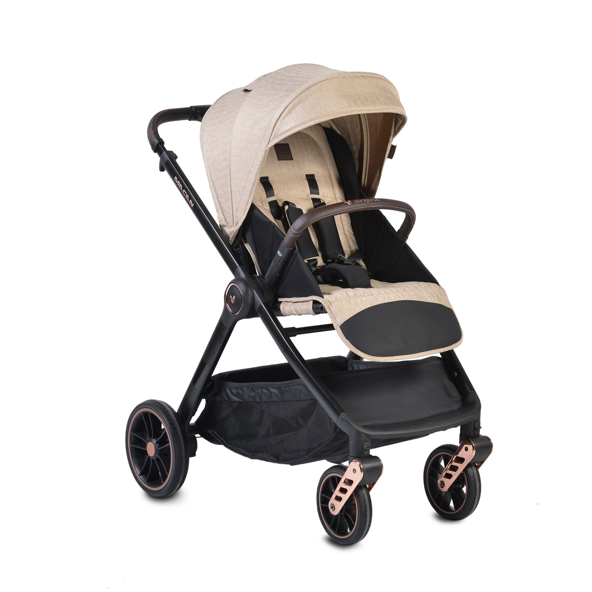 Combined stroller 2 in 1 Macan beige