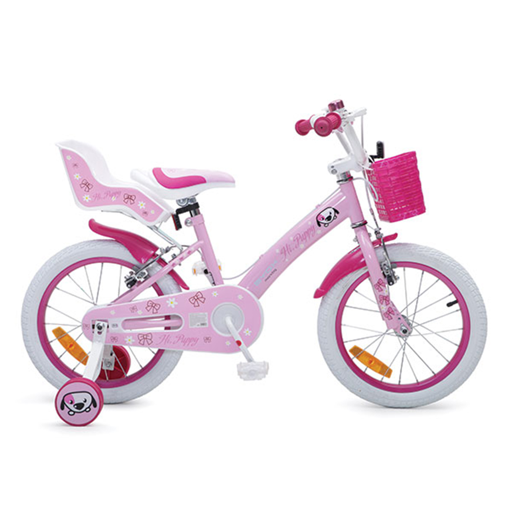 Children bicycle 16 Puppy pink
