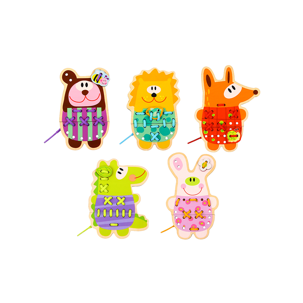 5 in 1 Lacing animals TL417