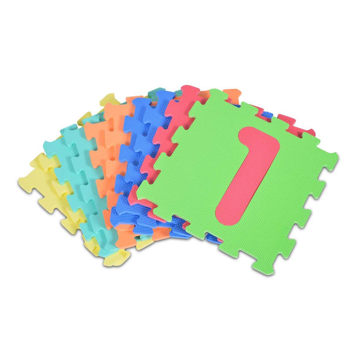 Number puzzle mat 10 pcs - 1001B3