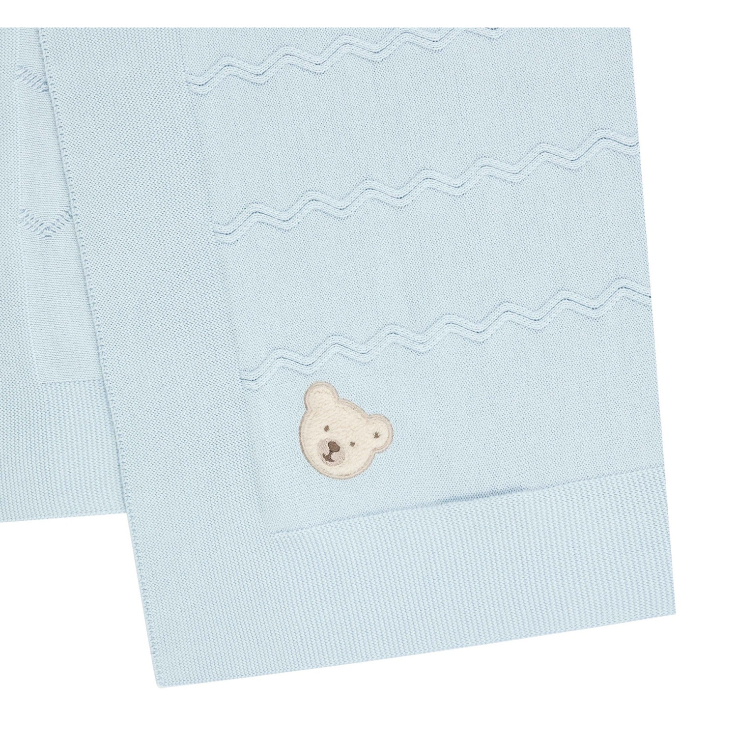 Steiff knitted blanket Size: 75 x 95 cm