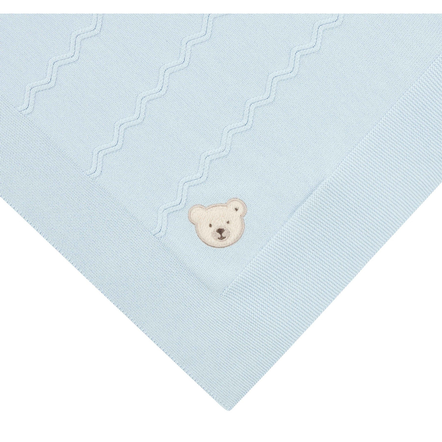 Steiff knitted blanket Size: 75 x 95 cm
