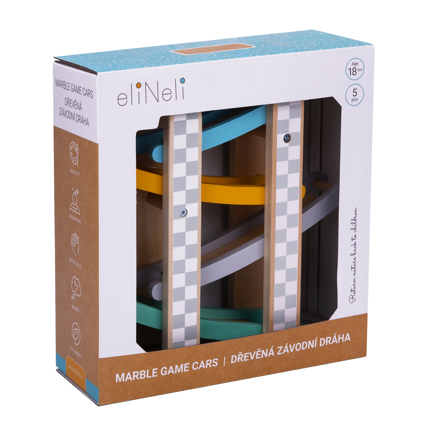 Дървена писта Роли Възраст: 1+
Размери: 28.5х10.5х28.9 см