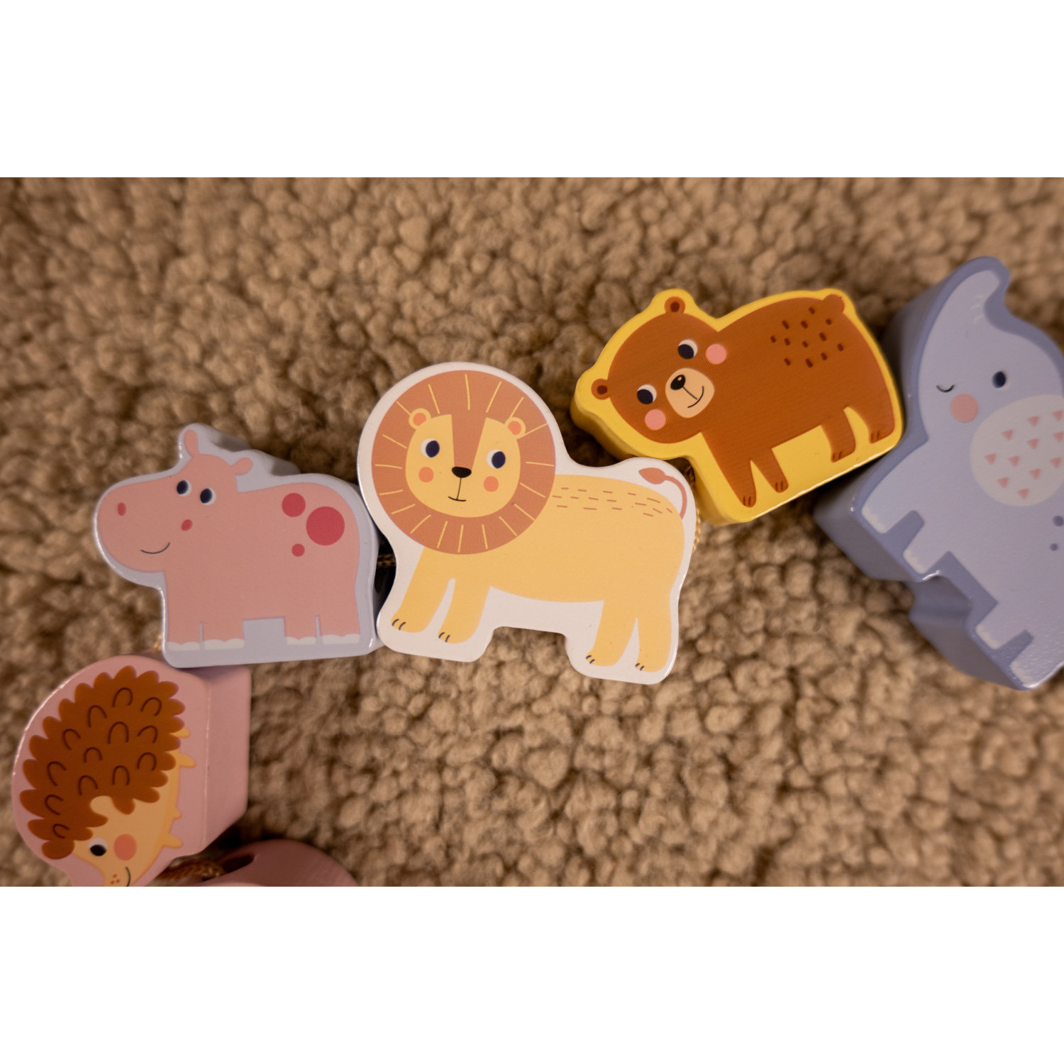 Дървена низанка ZOO Възраст: 2+