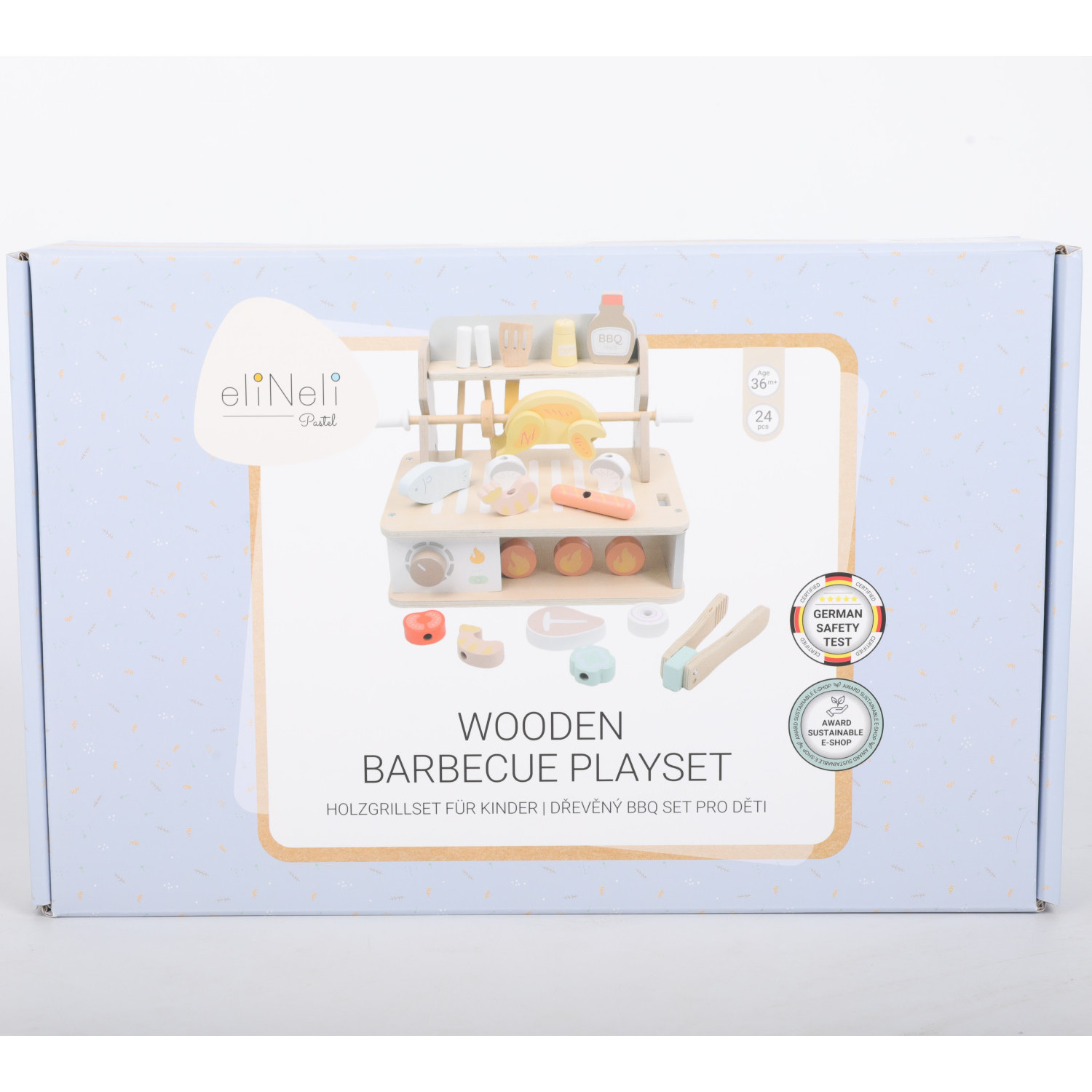 Дървено барбекю с аксесоари Възраст: 2+