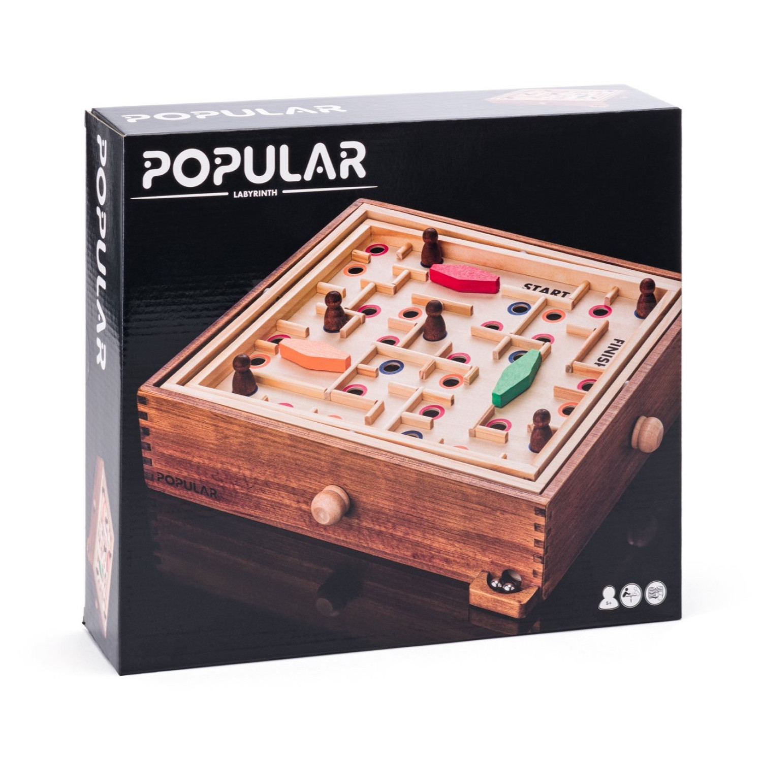 Wooden game Maze with ball Age: 3+