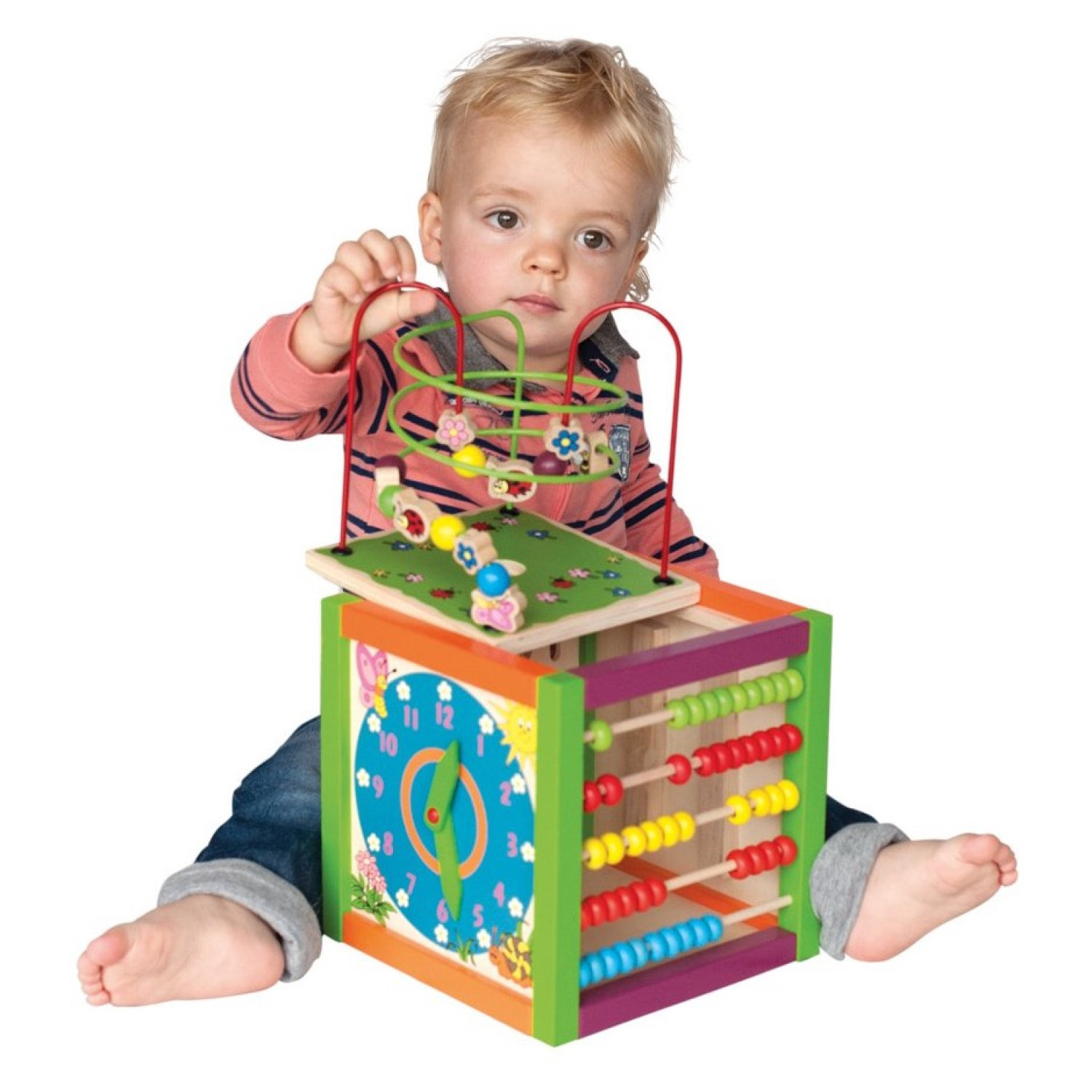 Wooden active cube Age: 1+
