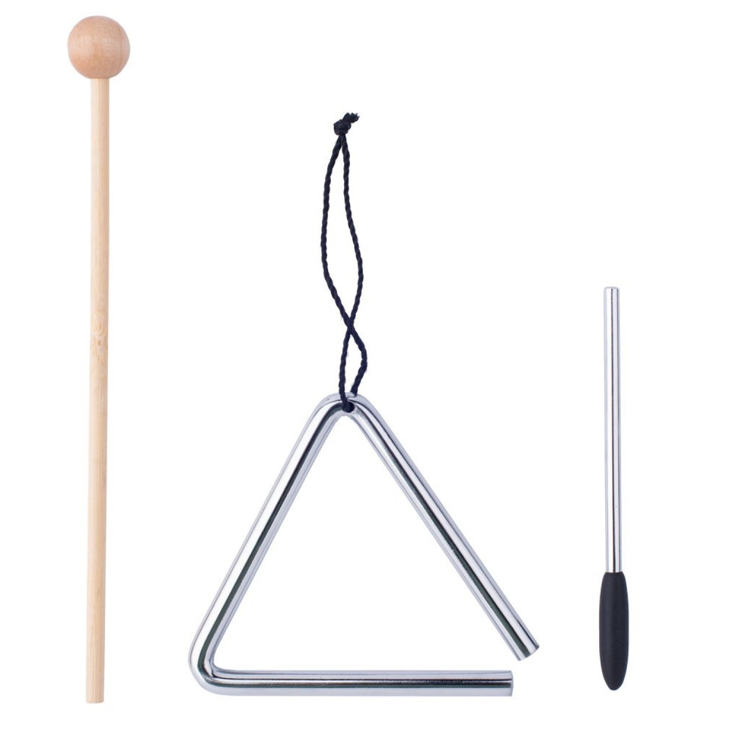 Wooden musical instrument set with triangle Age: 2+