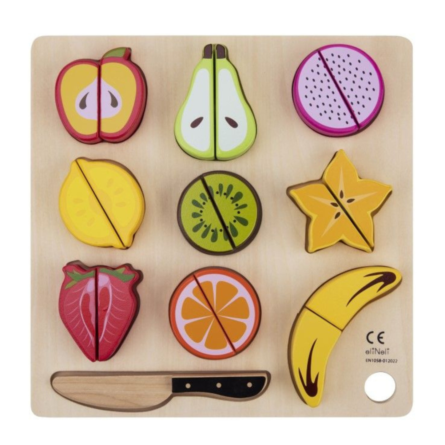 Wooden fruit for cutting Age: 1+