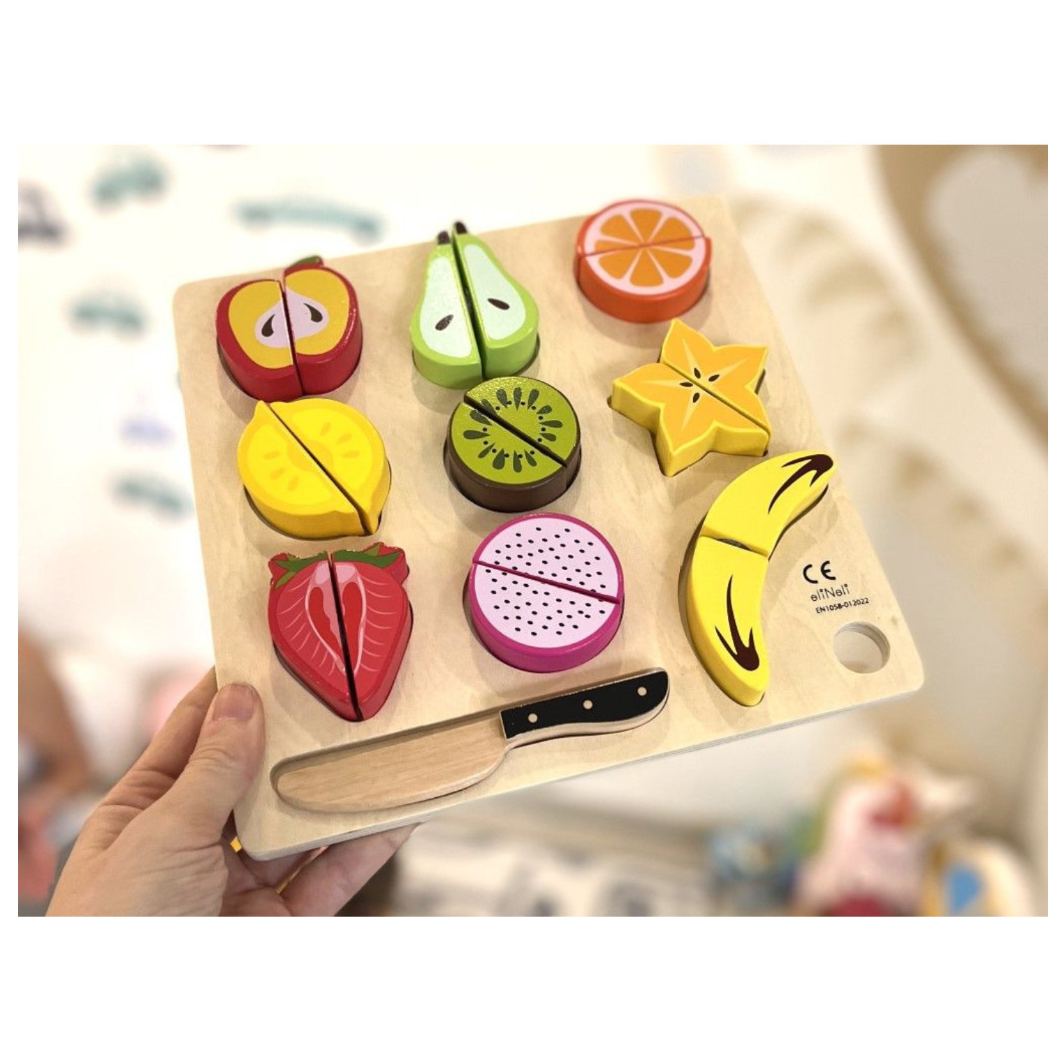 Wooden fruit for cutting Age: 1+