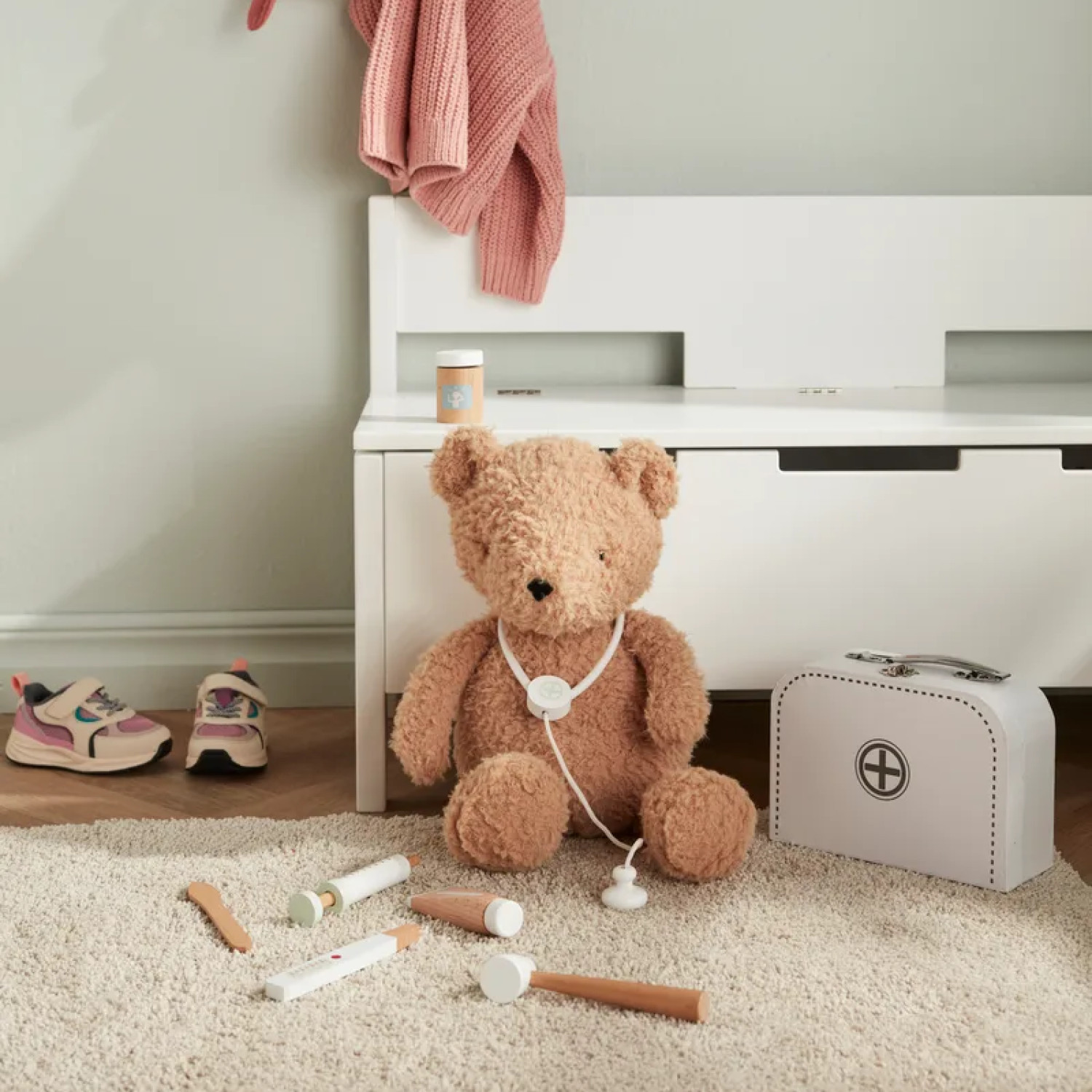 Докторски комплект за деца в куфарче Swedish DesignВъзраст: 2+