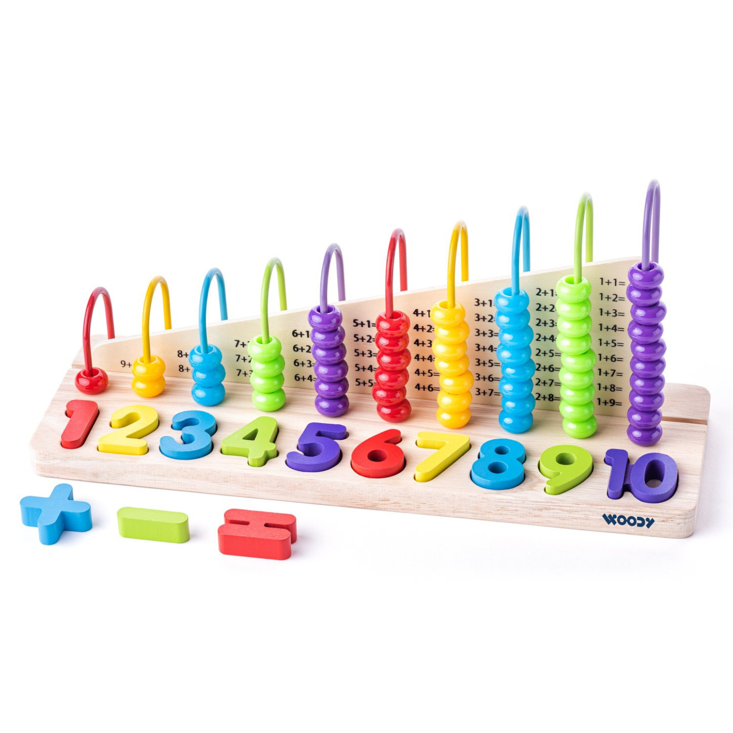 Mathematical abacus with numbers and signs Age: 3+