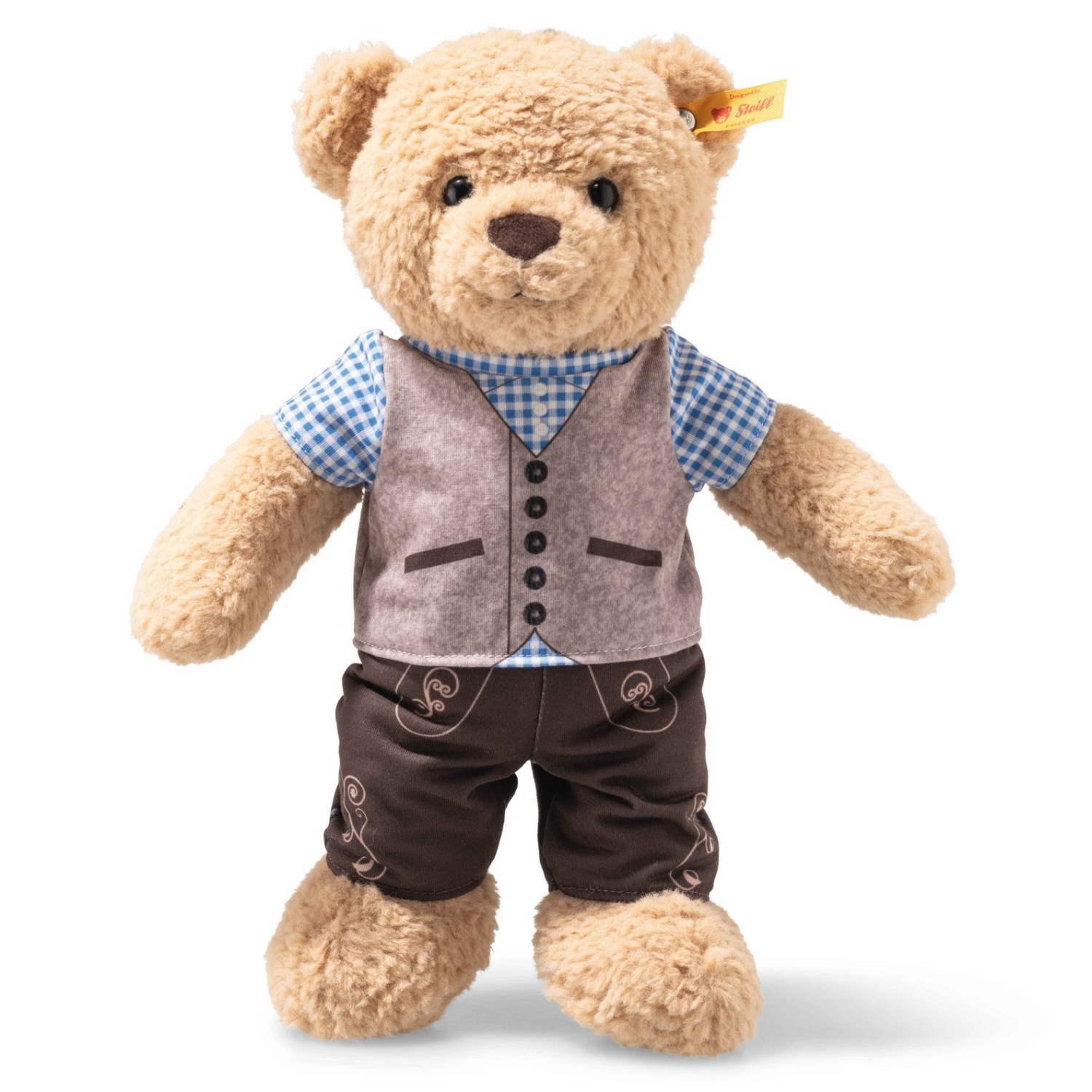 Ben Teddy bear in Bavarian costume Размер: 30 см
Клас: Friends
