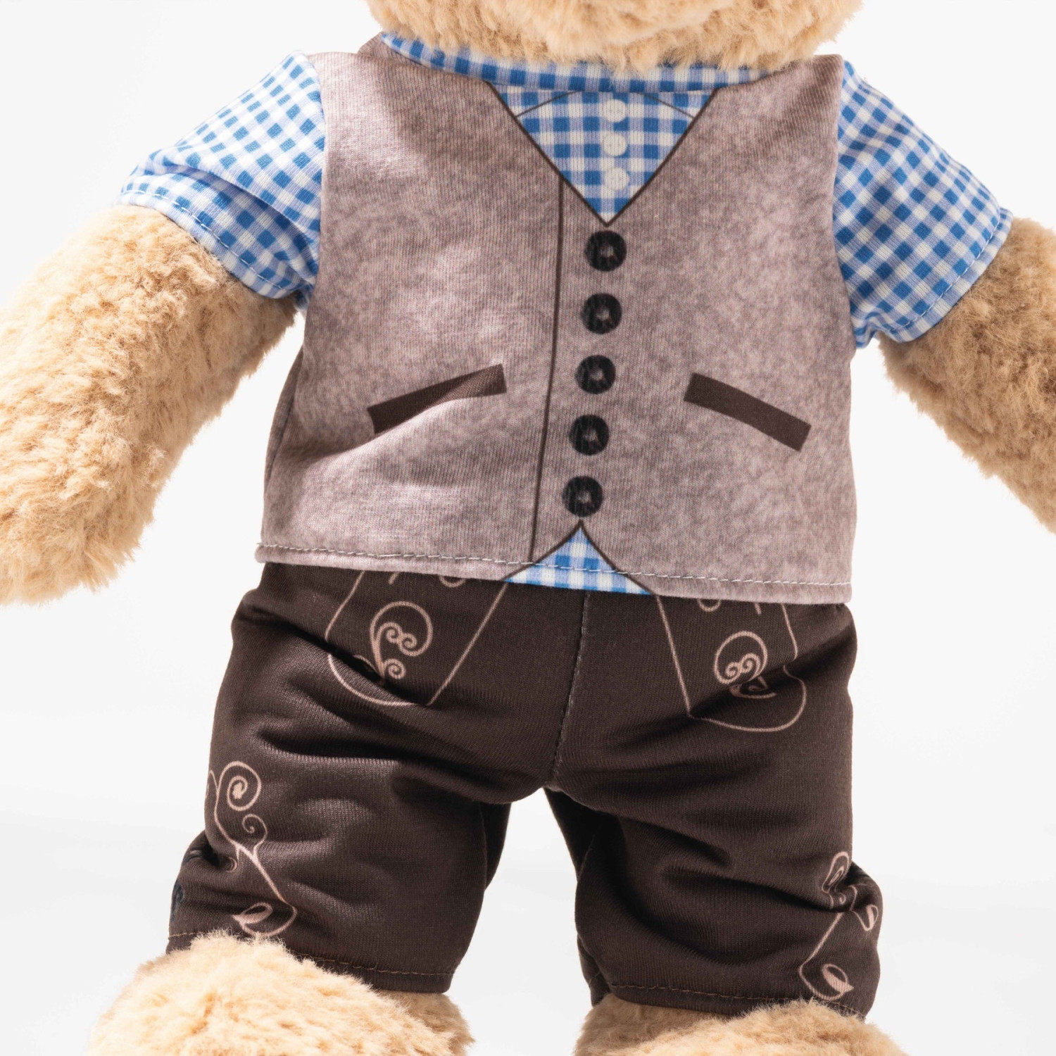 Ben Teddy bear in Bavarian costume Размер: 30 см
Клас: Friends