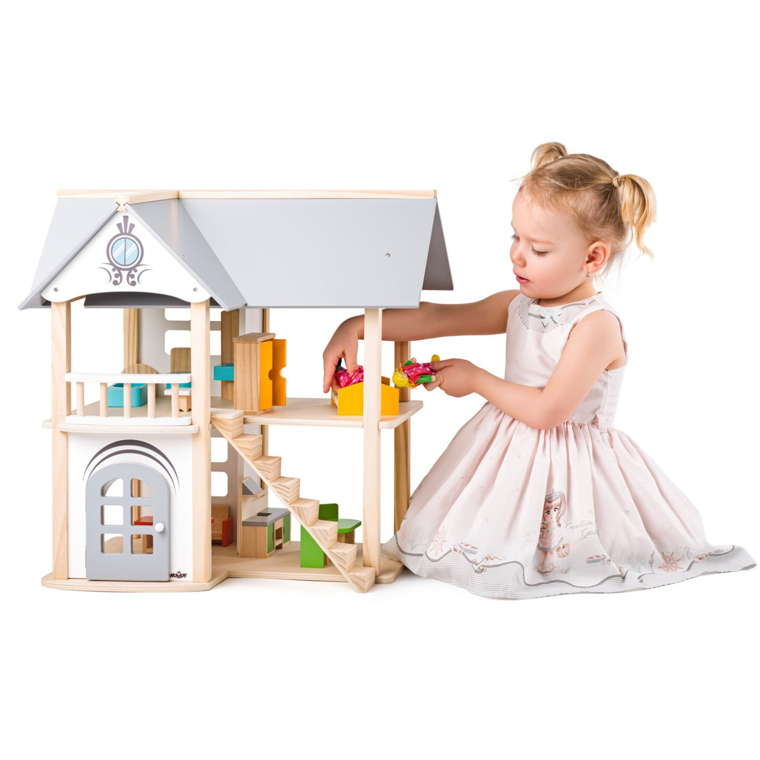Wooden dollhouse Villa Isabella Age: 2+