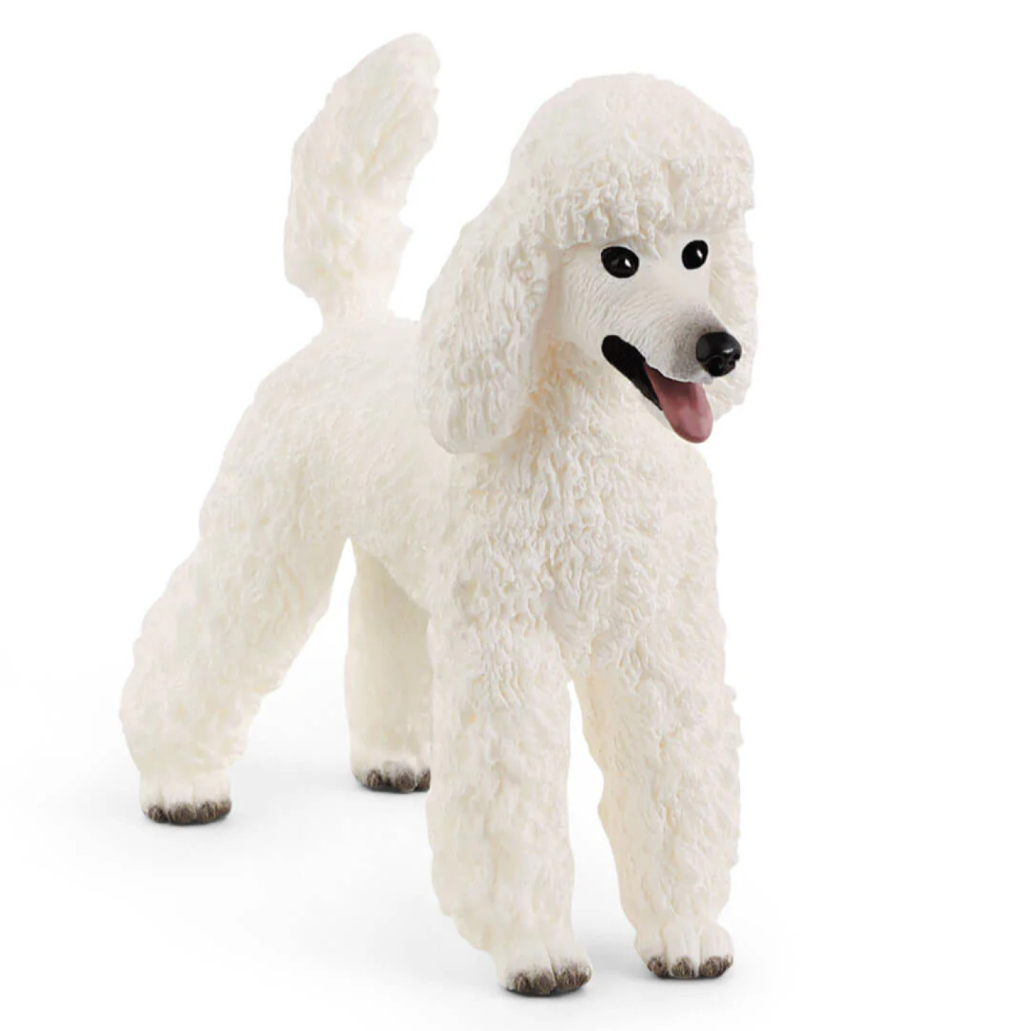 Poodle Dog Figurine, Schleich Age: 3+ Size: 6.4x2.6x5.6 cm