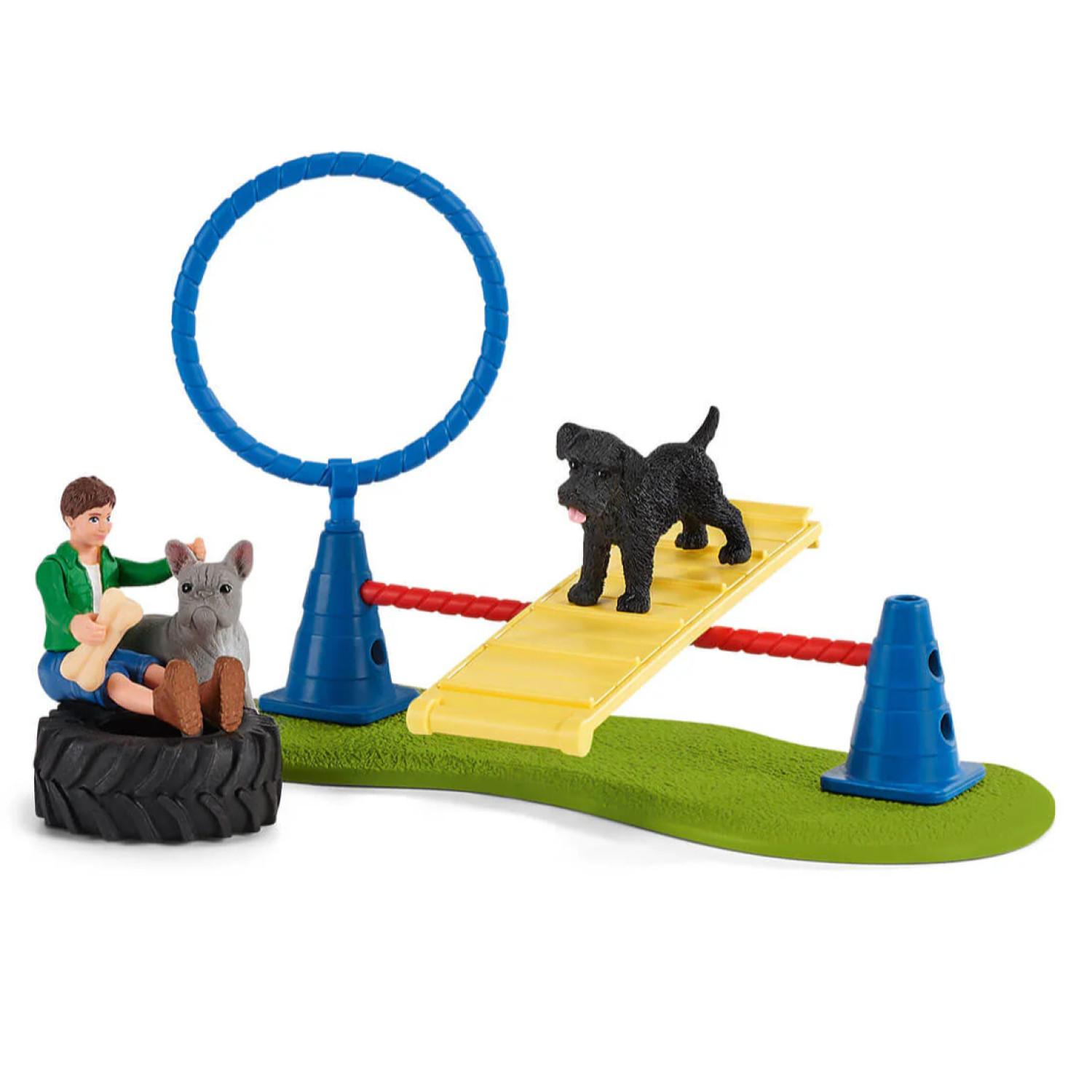 Комплект Дресировка на кученца, Schleich Възраст: 3+