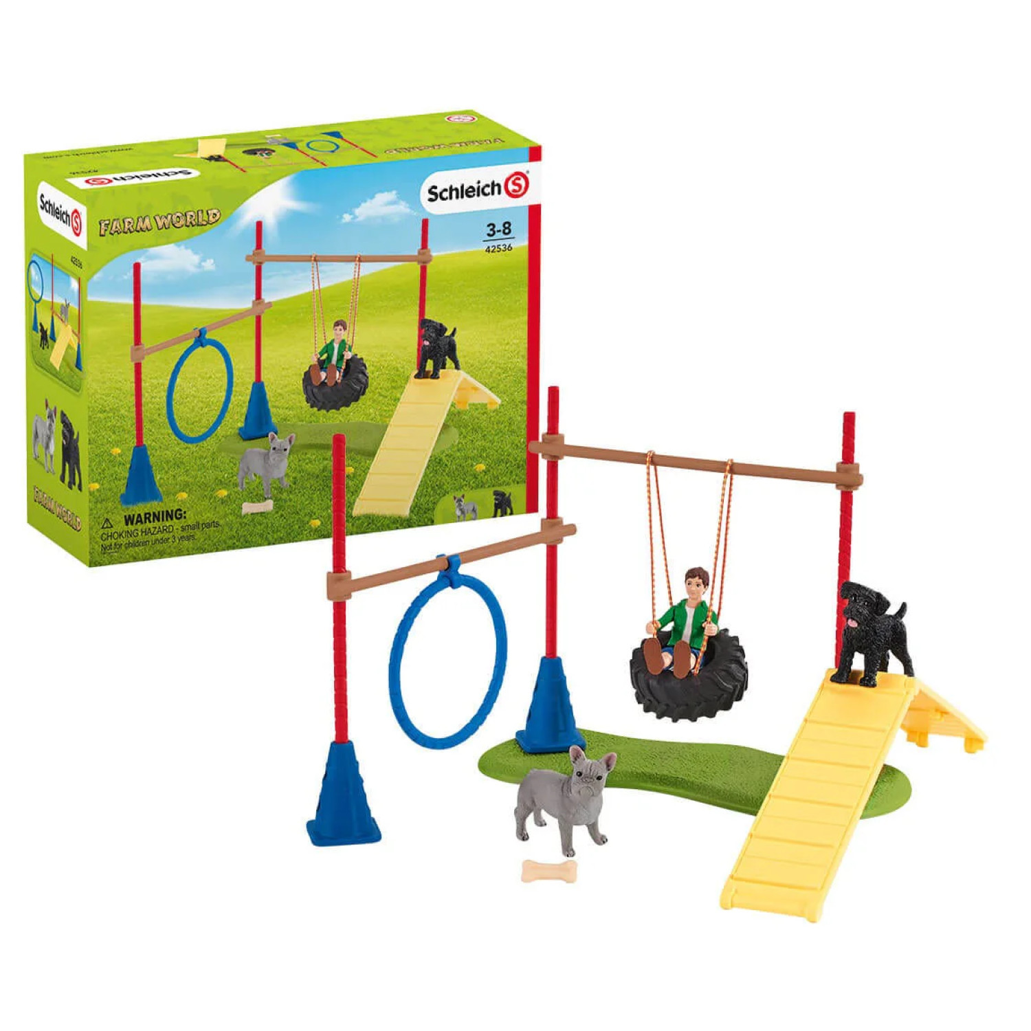 Комплект Дресировка на кученца, Schleich Възраст: 3+