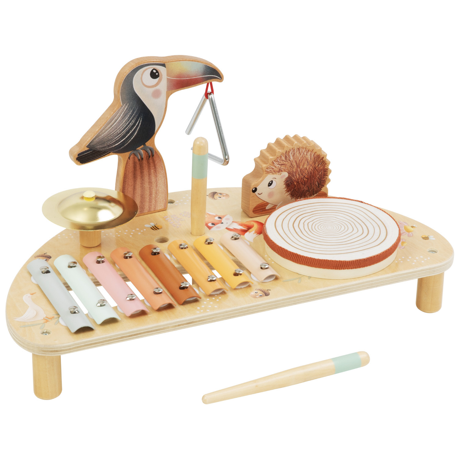 Wooden Music Table Animals Age: 1+