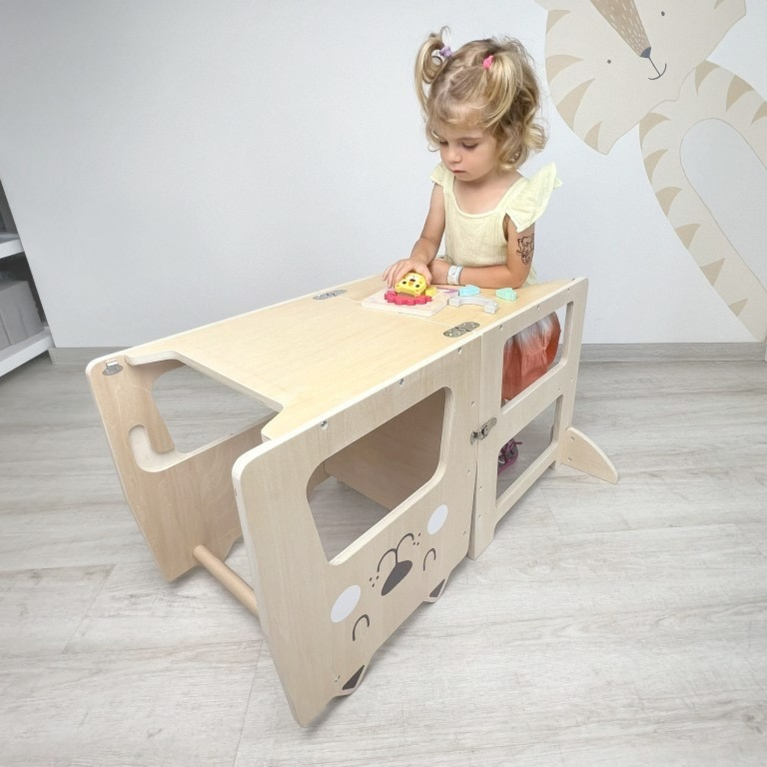 4in1 Learning Tower Lion Age: 1+ Size: 92x64x50 cm
