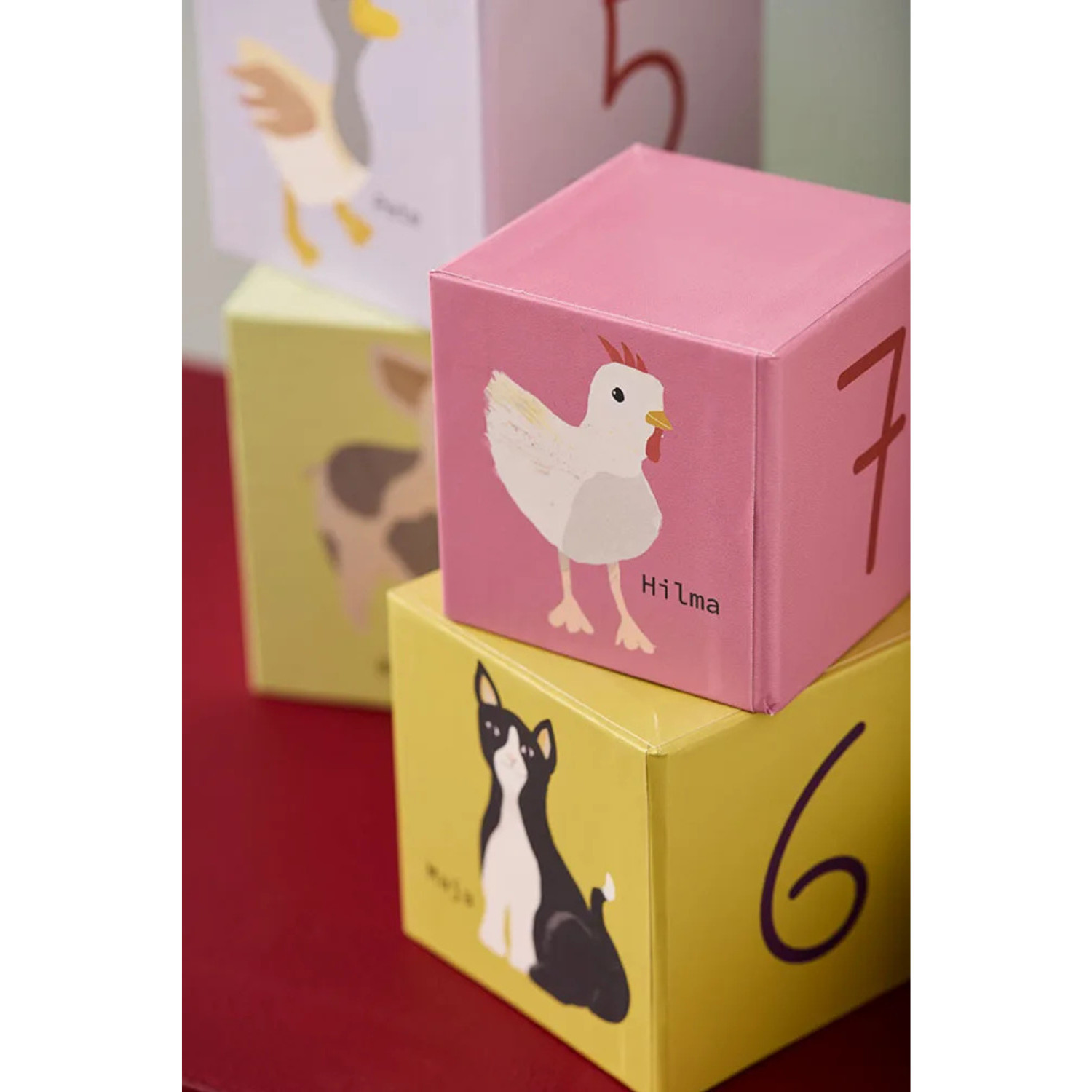 Tower of cubes 1 to 10 Swedish Design Age: 1+