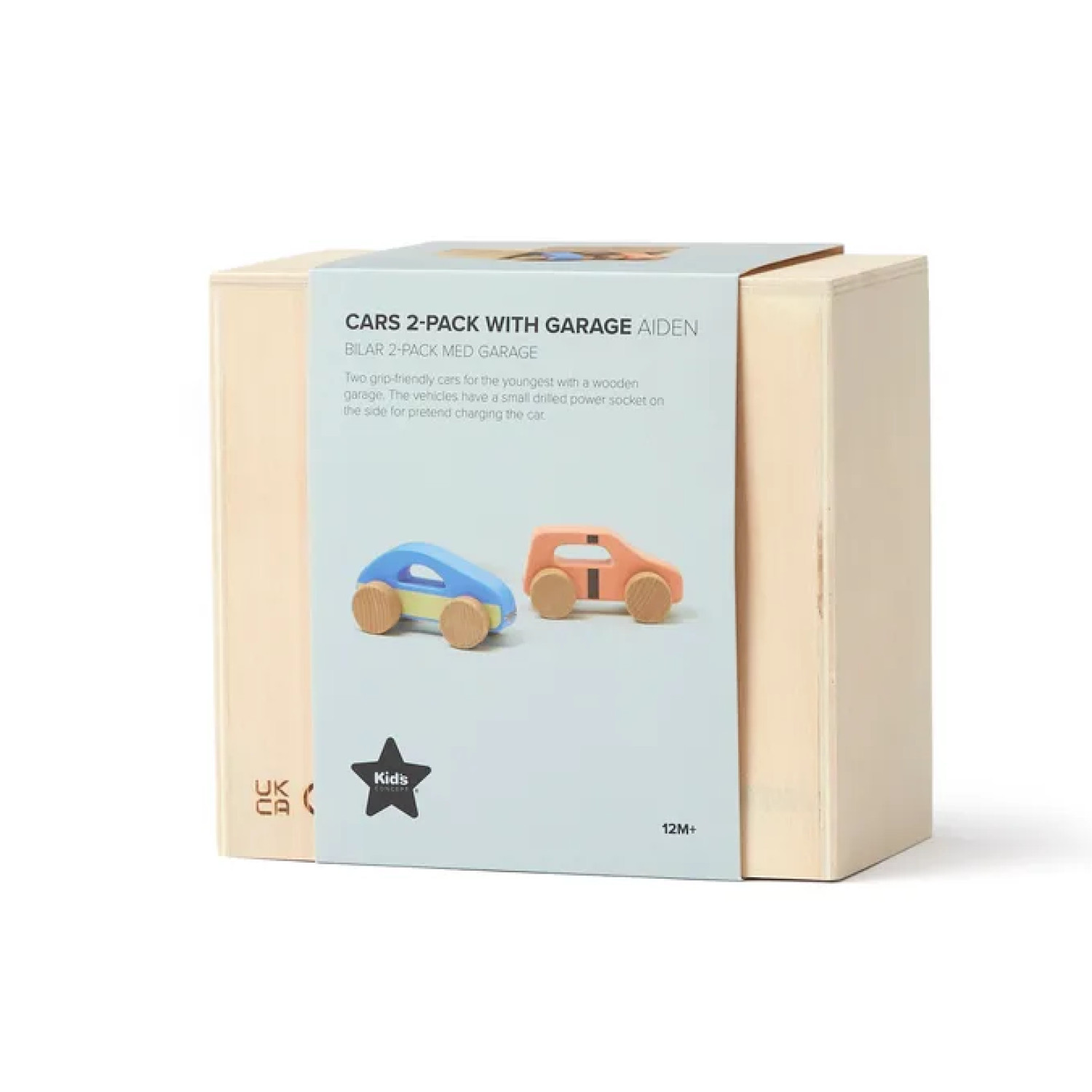 Дървен комплект от 2 колички с гараж Swedish Design
Възраст: 1+
Размер: 30x13x14 см