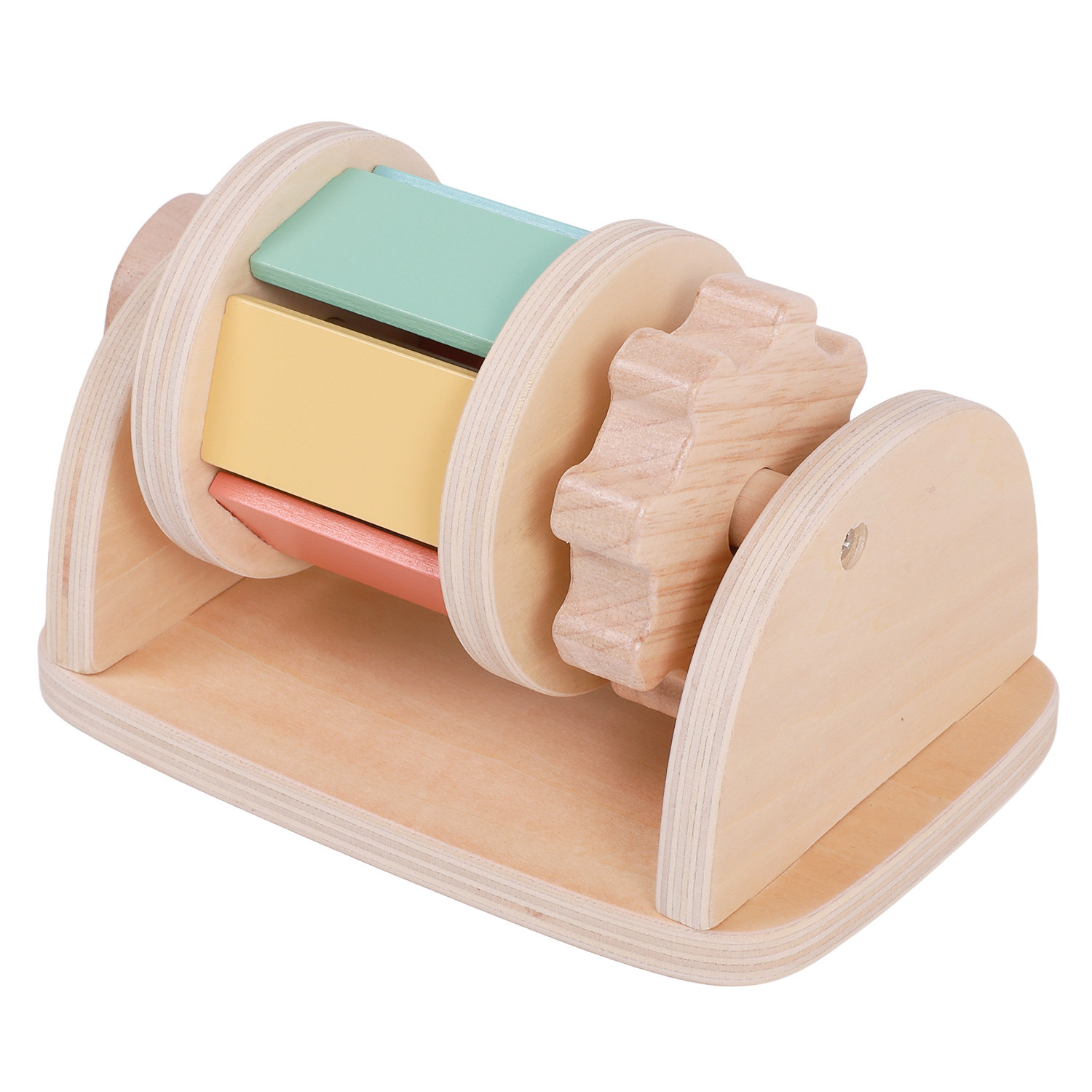 Wooden sensory carousel Age: 1+ Size: 18x11.5x12.5 cm
