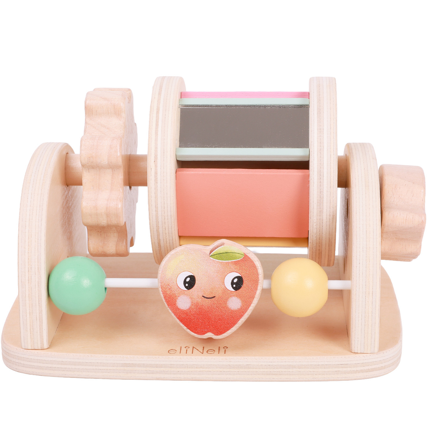 Wooden sensory carousel Age: 1+ Size: 18x11.5x12.5 cm