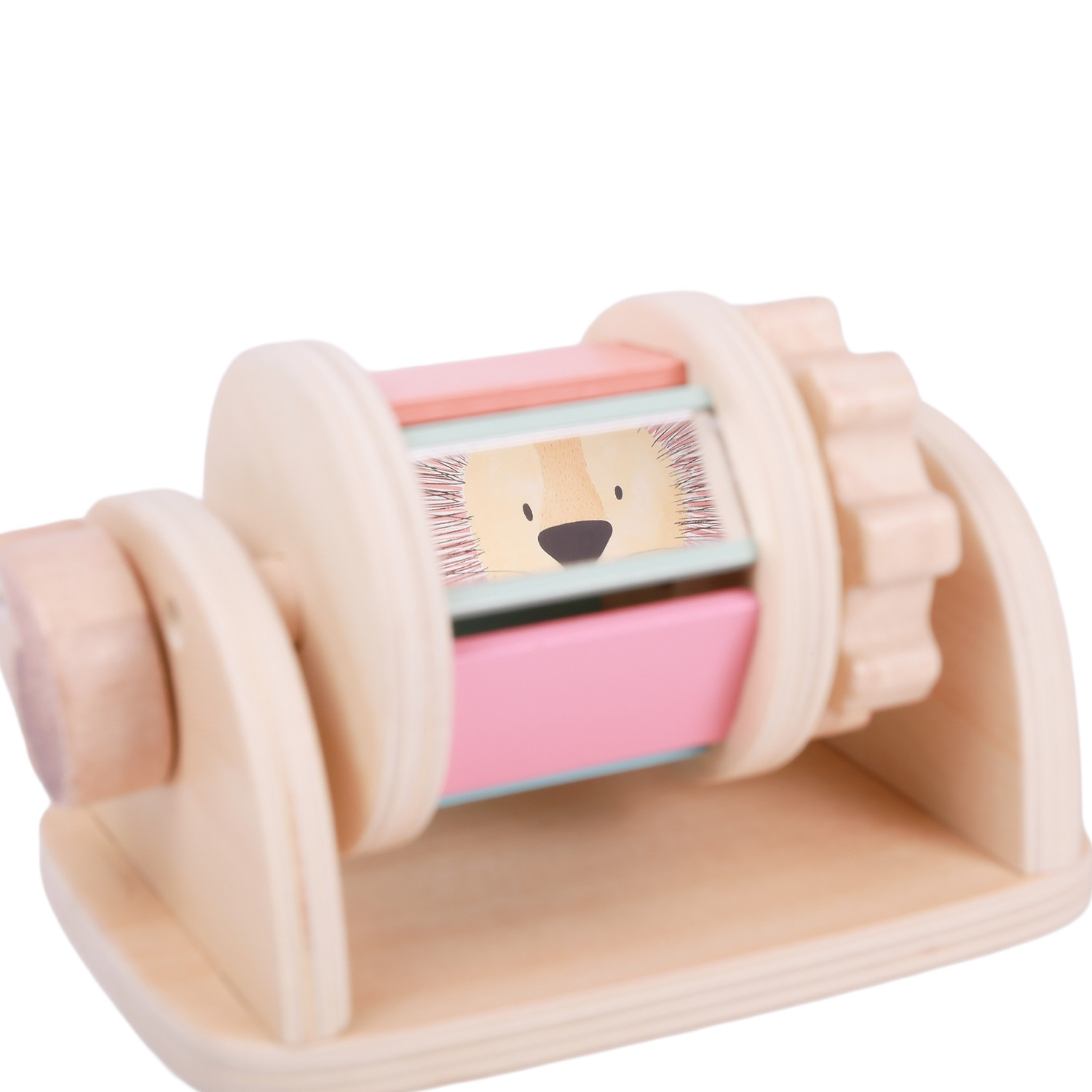 Wooden sensory carousel Age: 1+ Size: 18x11.5x12.5 cm