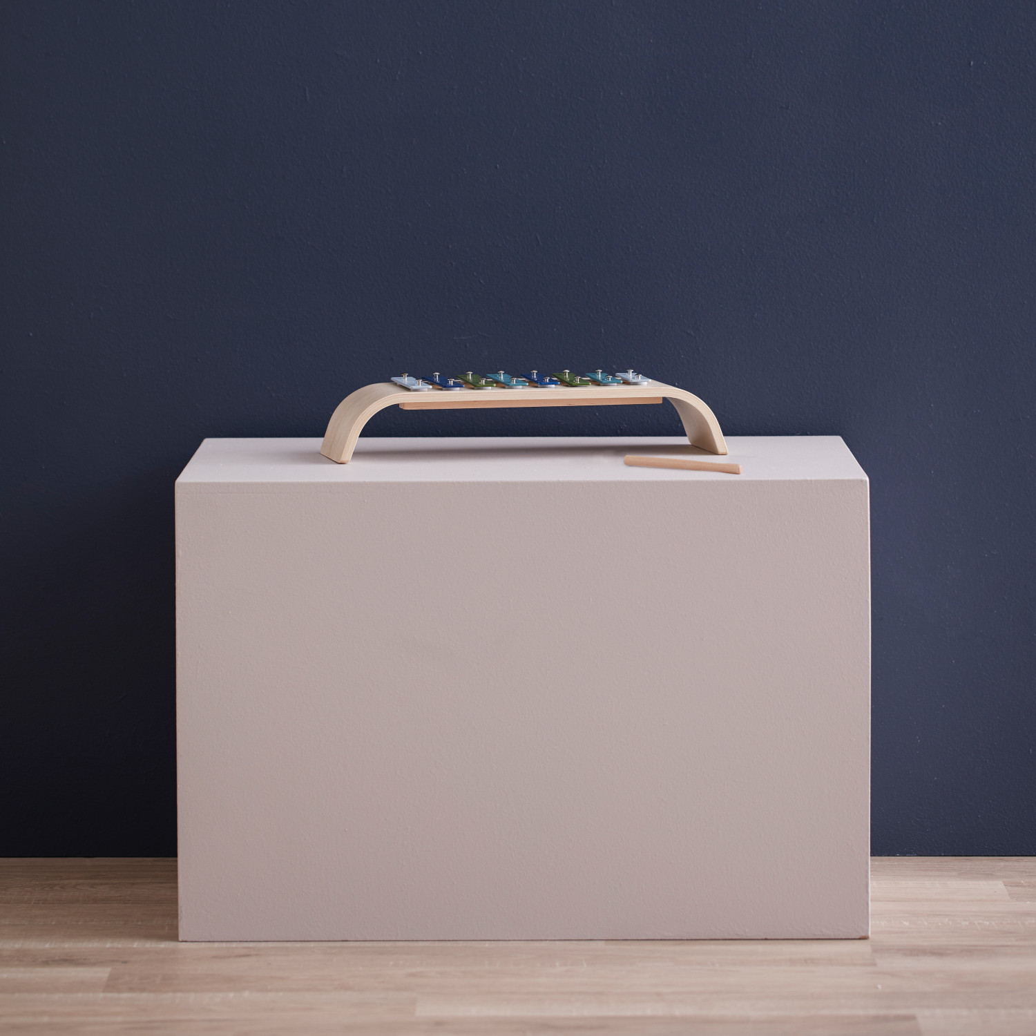 Wooden colorful xylophone Swedish Design Age: 1+ Size: 36.3x11.5x6.5 cm