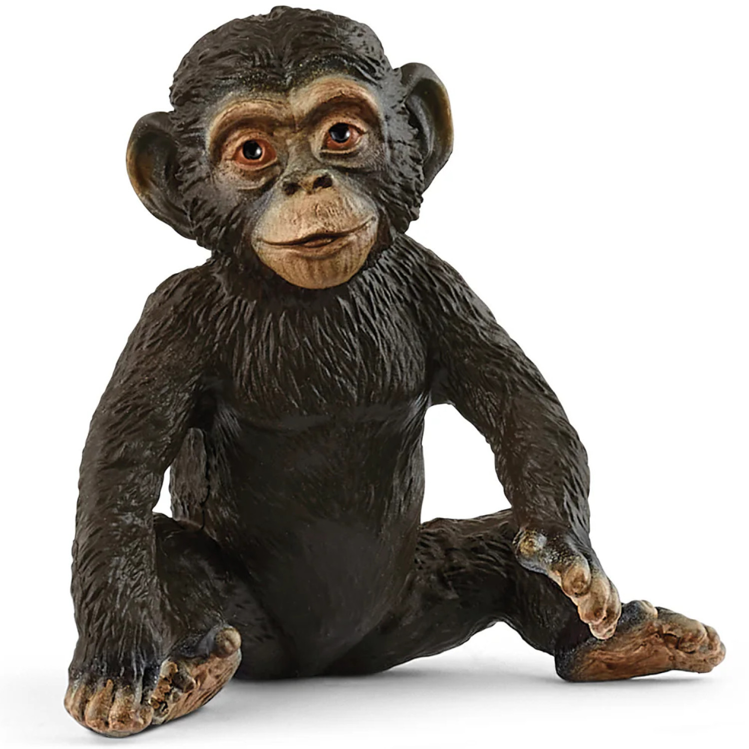 Baby Chimpanzee Monkey Figurine, Schleich Age: 3+ Size: 3.5x4x4.5cm