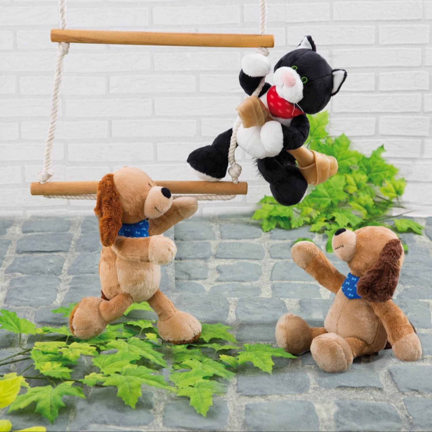 Moving plush dog Barki NICI Size: 30 cm