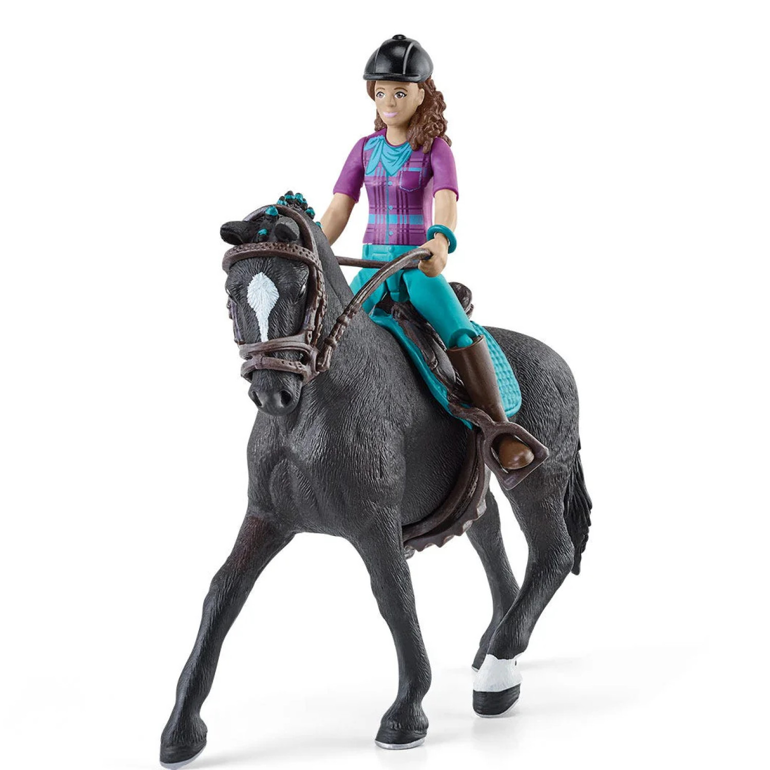 Комплект Конна езда Лиса и Сторм, Schleich Възраст: 3+
Брой части: 10