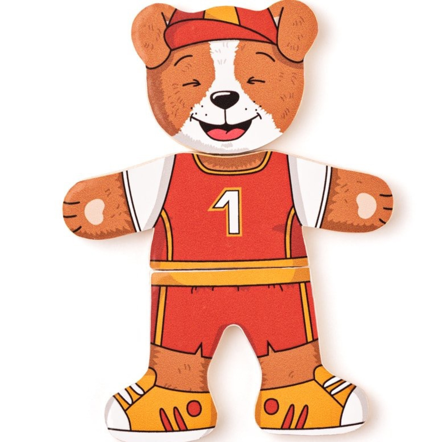 Set of 6 wooden puzzles Jaff the Dog Age: 2+