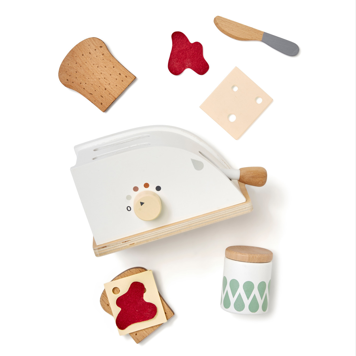 Toaster set with accessories Swedish Design Age: 3+