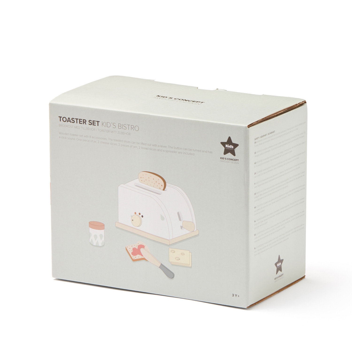 Toaster set with accessories Swedish Design Age: 3+