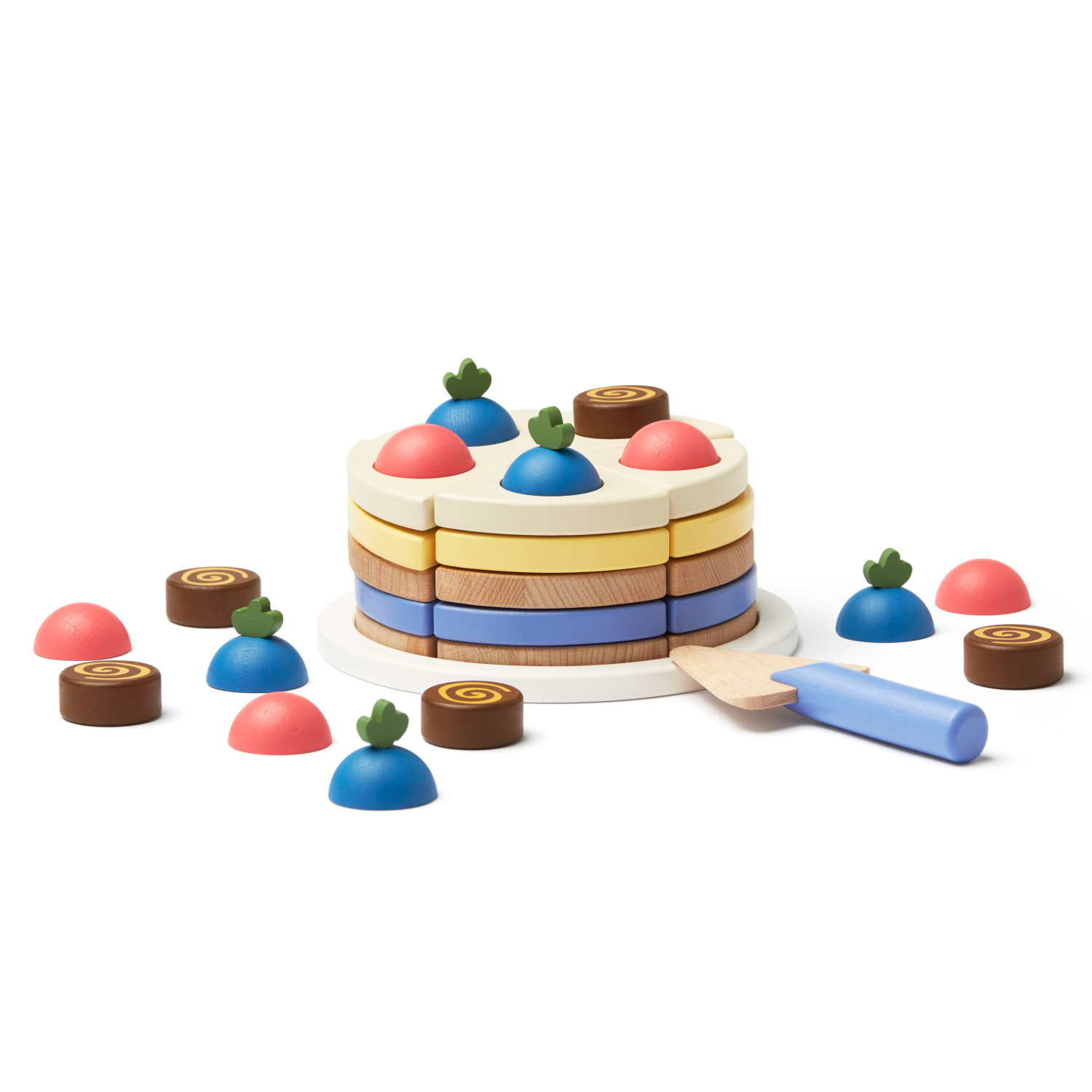 Swedish Design Wooden Cake to Assemble Age: 3+