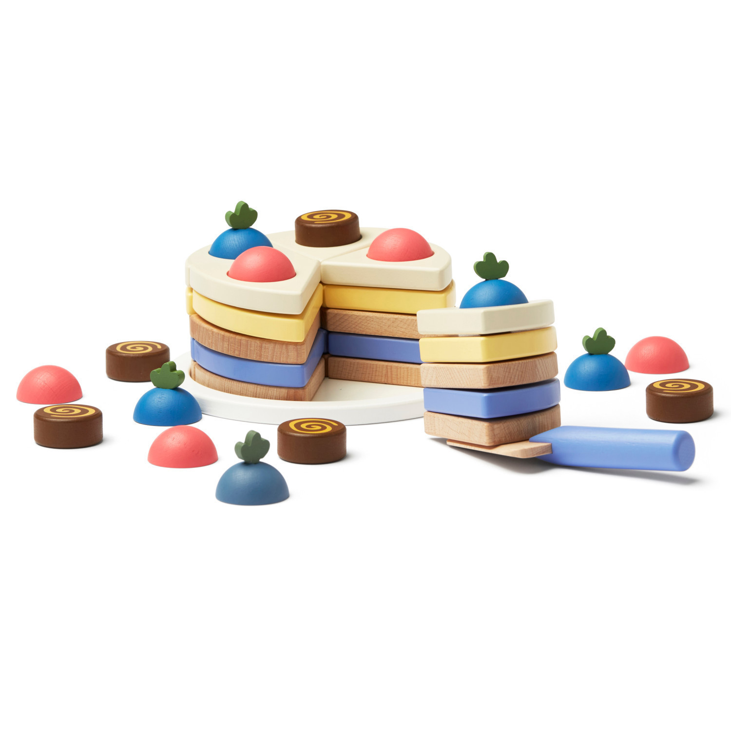 Swedish Design Wooden Cake to Assemble Age: 3+