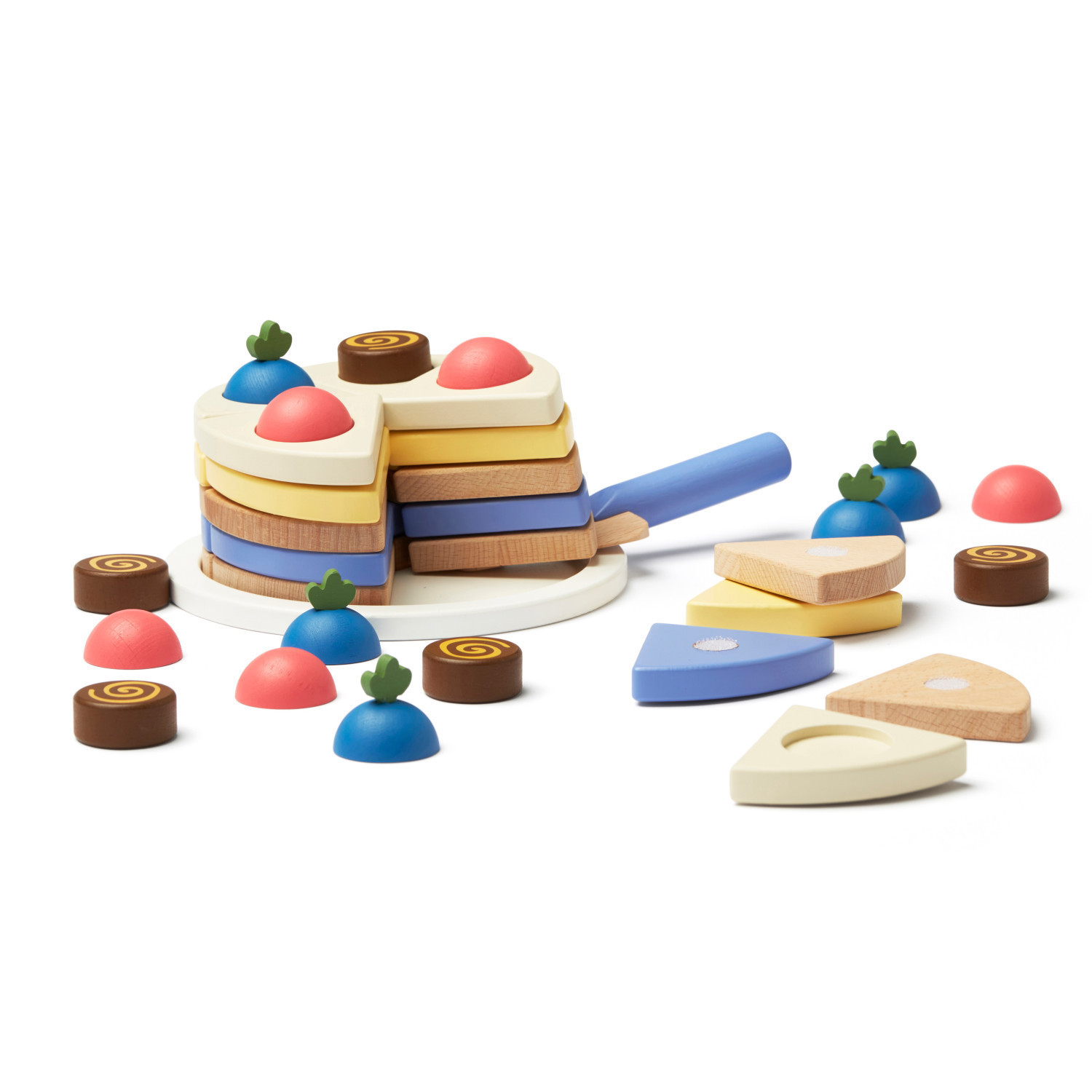Swedish Design Wooden Cake to Assemble Age: 3+