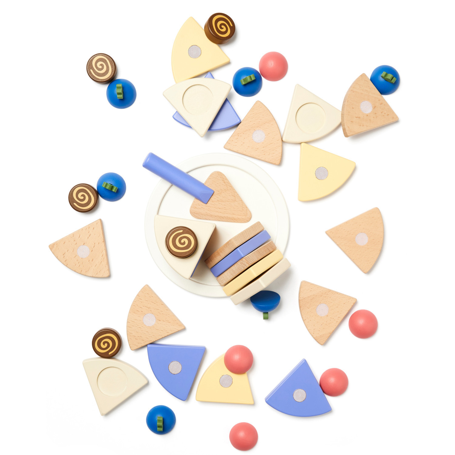 Swedish Design Wooden Cake to Assemble Age: 3+