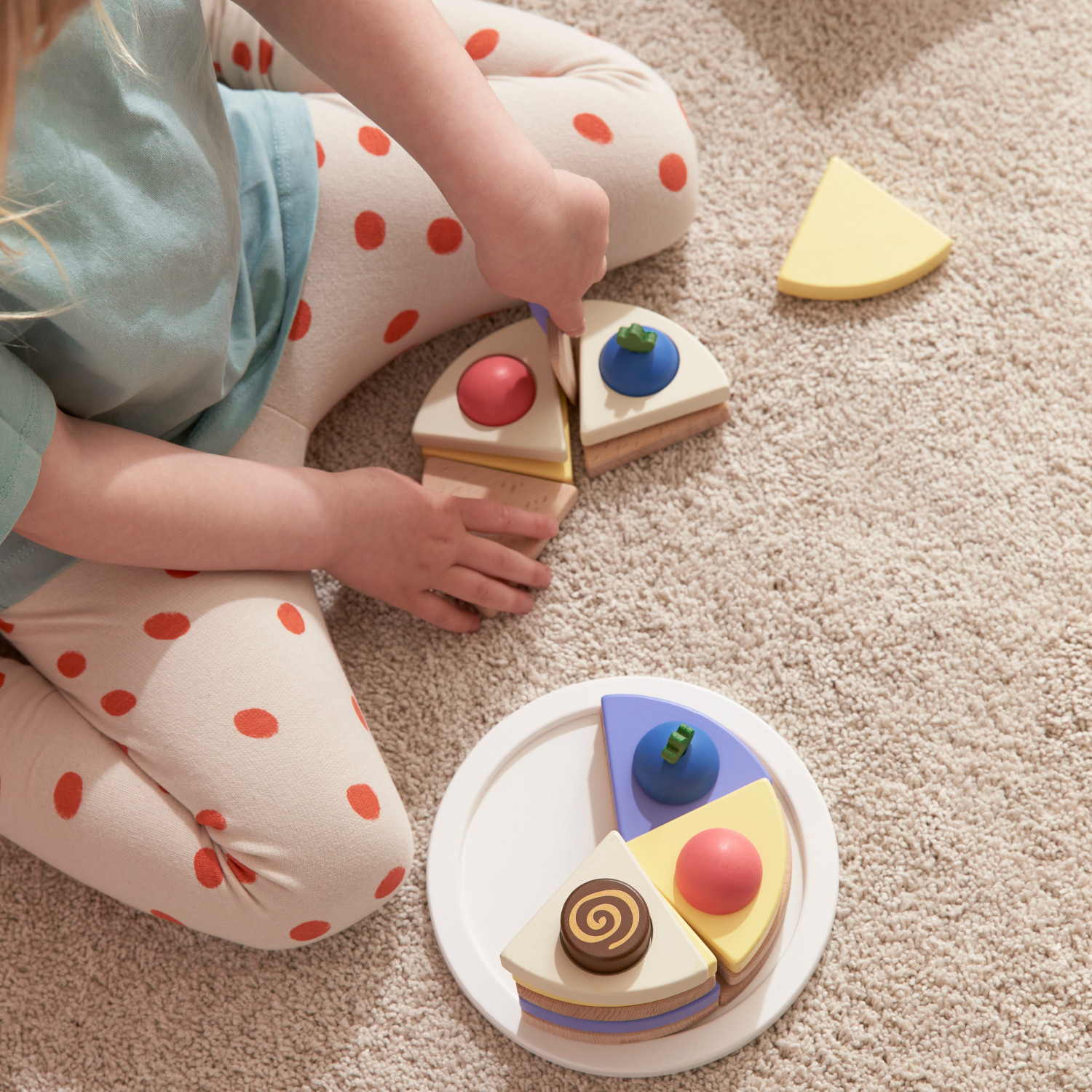 Swedish Design Wooden Cake to Assemble Age: 3+