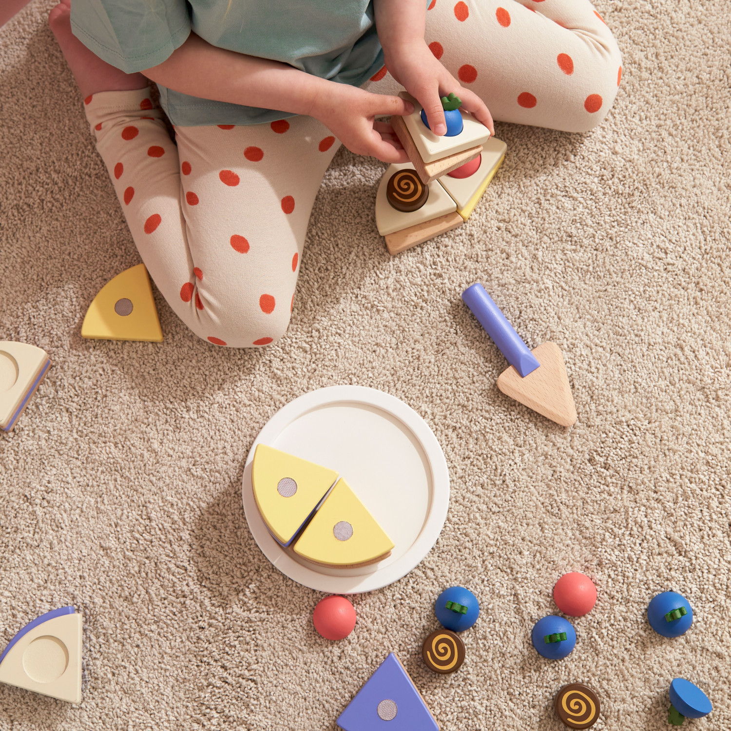 Swedish Design Wooden Cake to Assemble Age: 3+