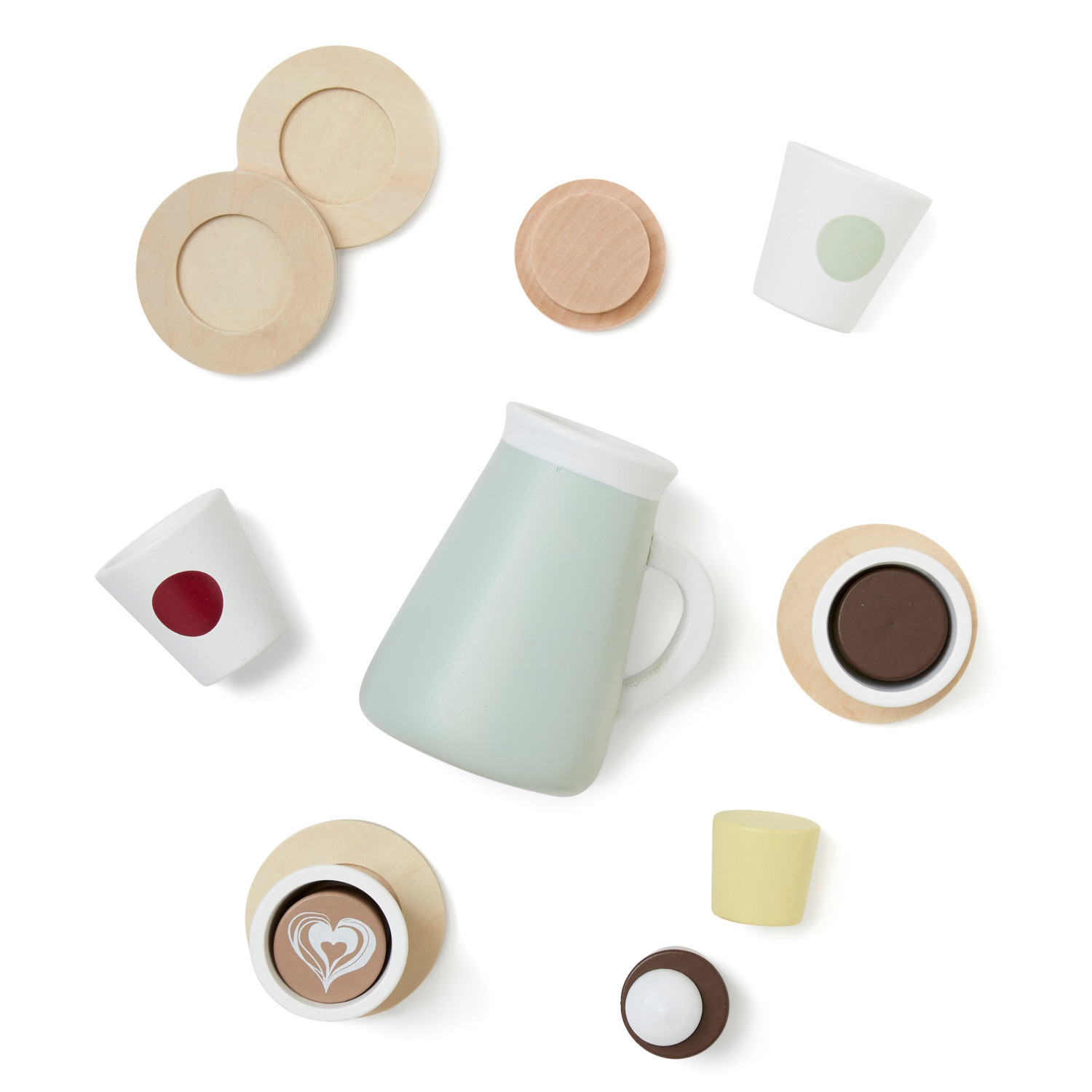 Wooden coffee and tea set Fika Swedish Design Age: 3+