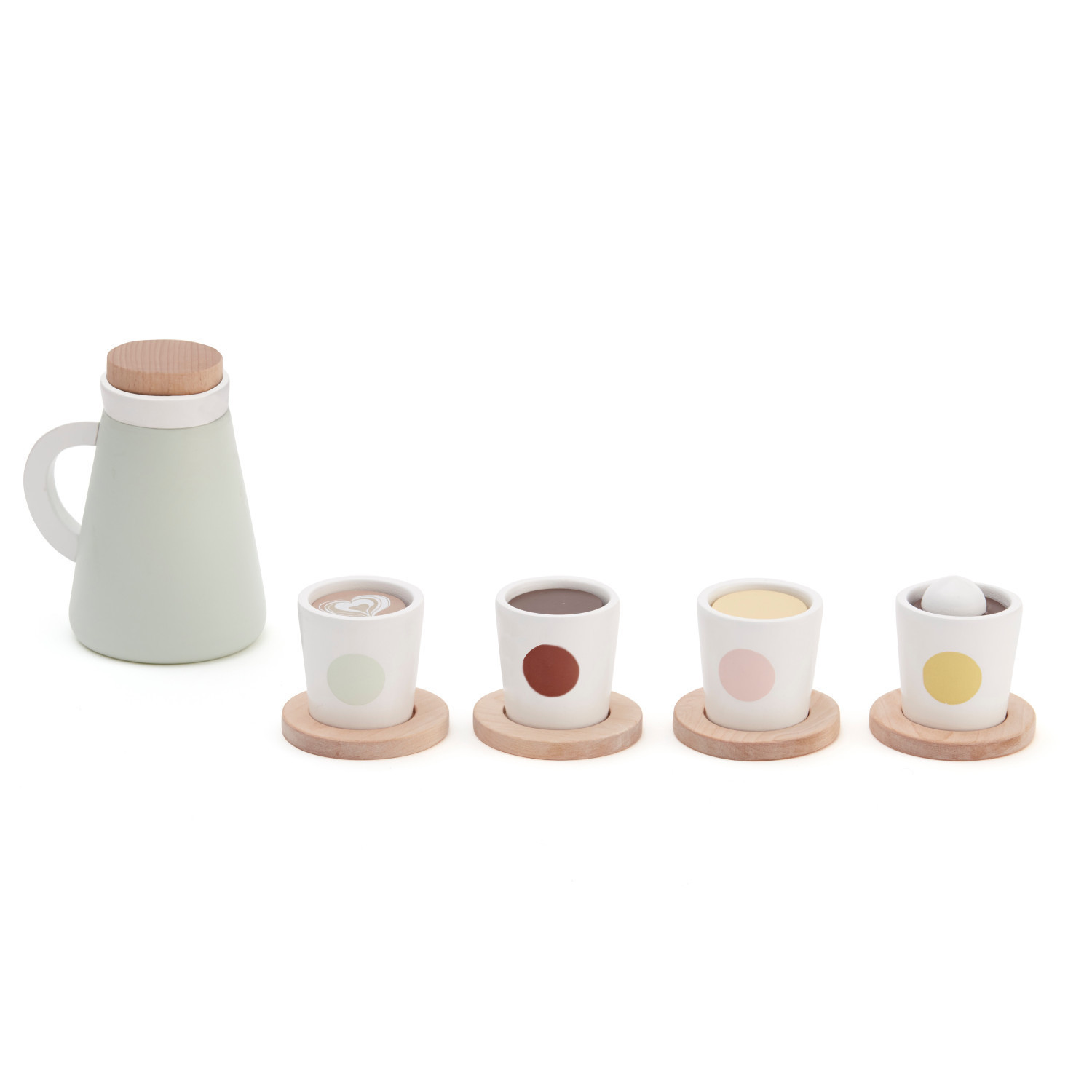 Wooden coffee and tea set Fika Swedish Design Age: 3+