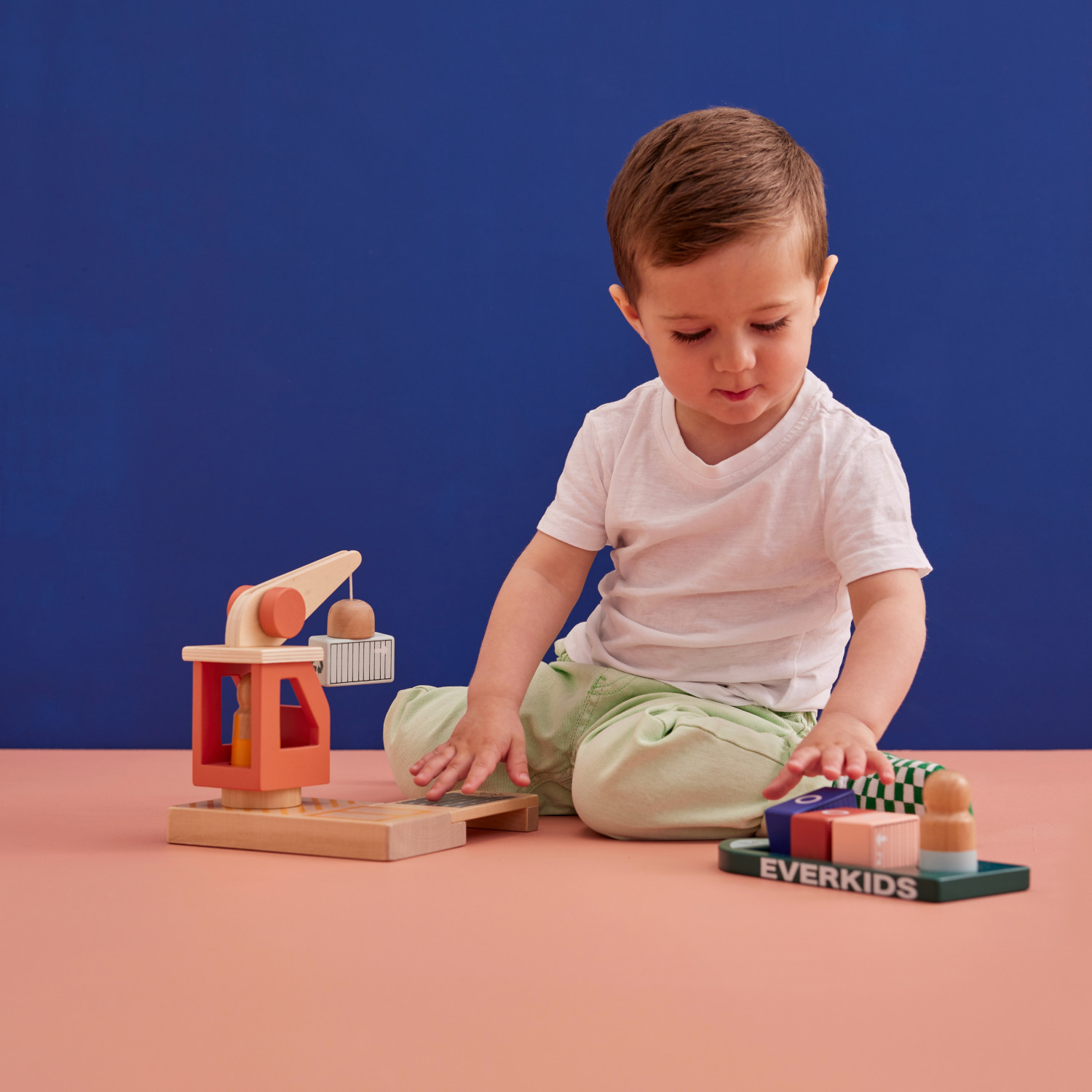Swedish Design Cargo Port Set Age: 3+ Size: 43.5x28.7x28.5 cm