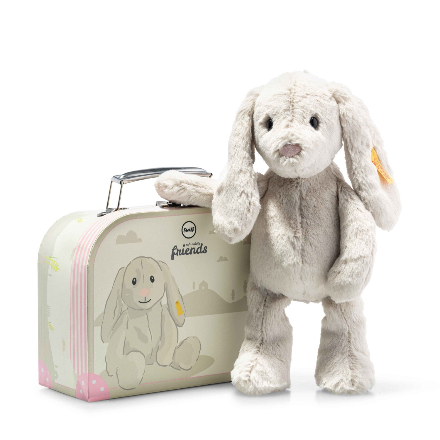 Hoppie rabbit in suitcase Size: 26 cm Class: Friends