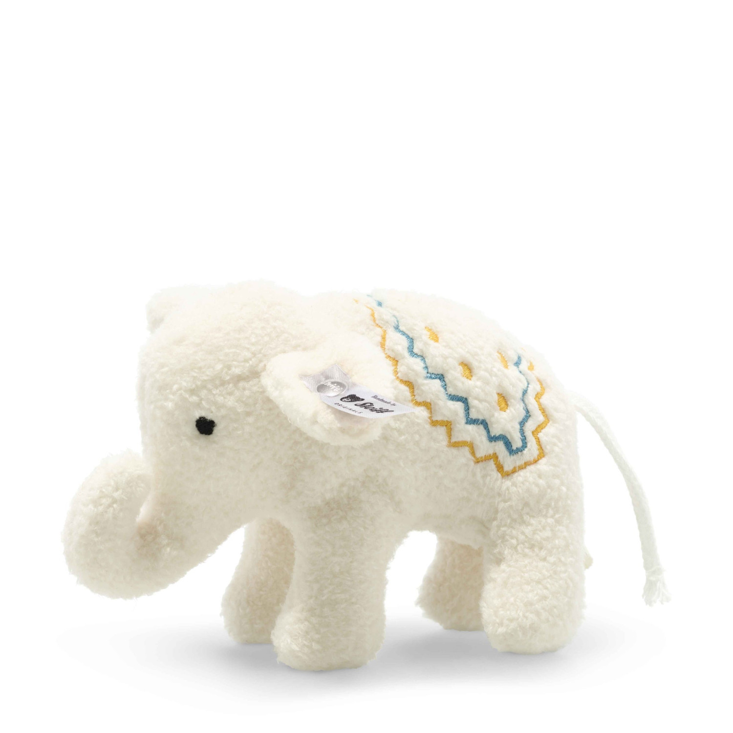 Little elephant with rattle Size: 10 cm Class: Originals