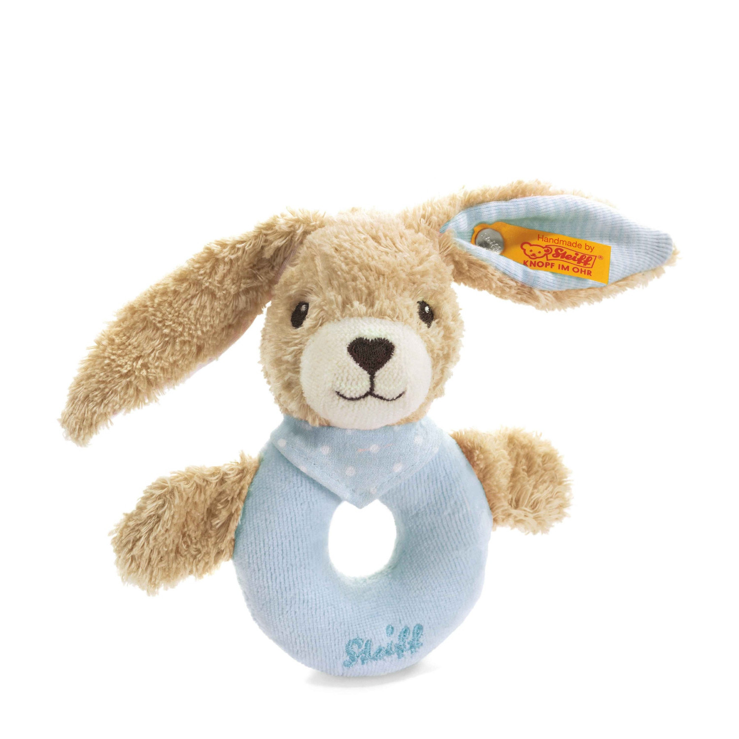 Hoppel rabbit grip toy with rattle Размер: 12 см
Клас: Friends