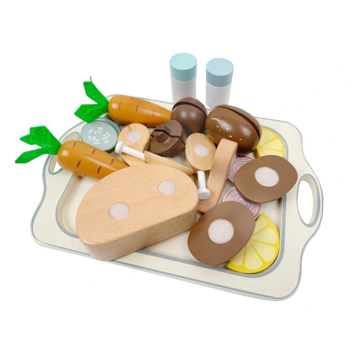 Wooden chicken with vegetables Age: 2+